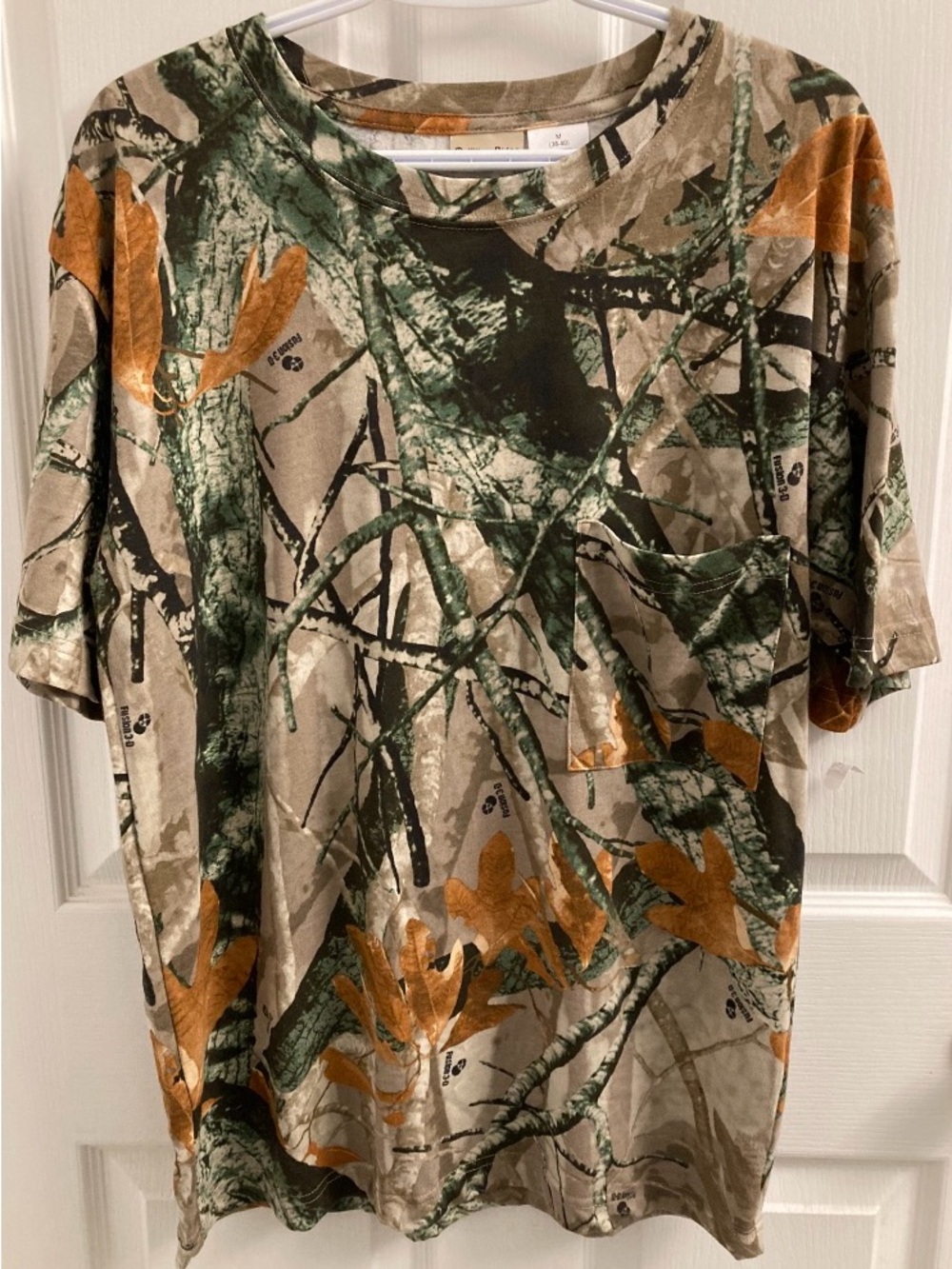 NWT Outfitters Ridge Fusion 3D camouflage tree, leaf print, brown, green t shirt
